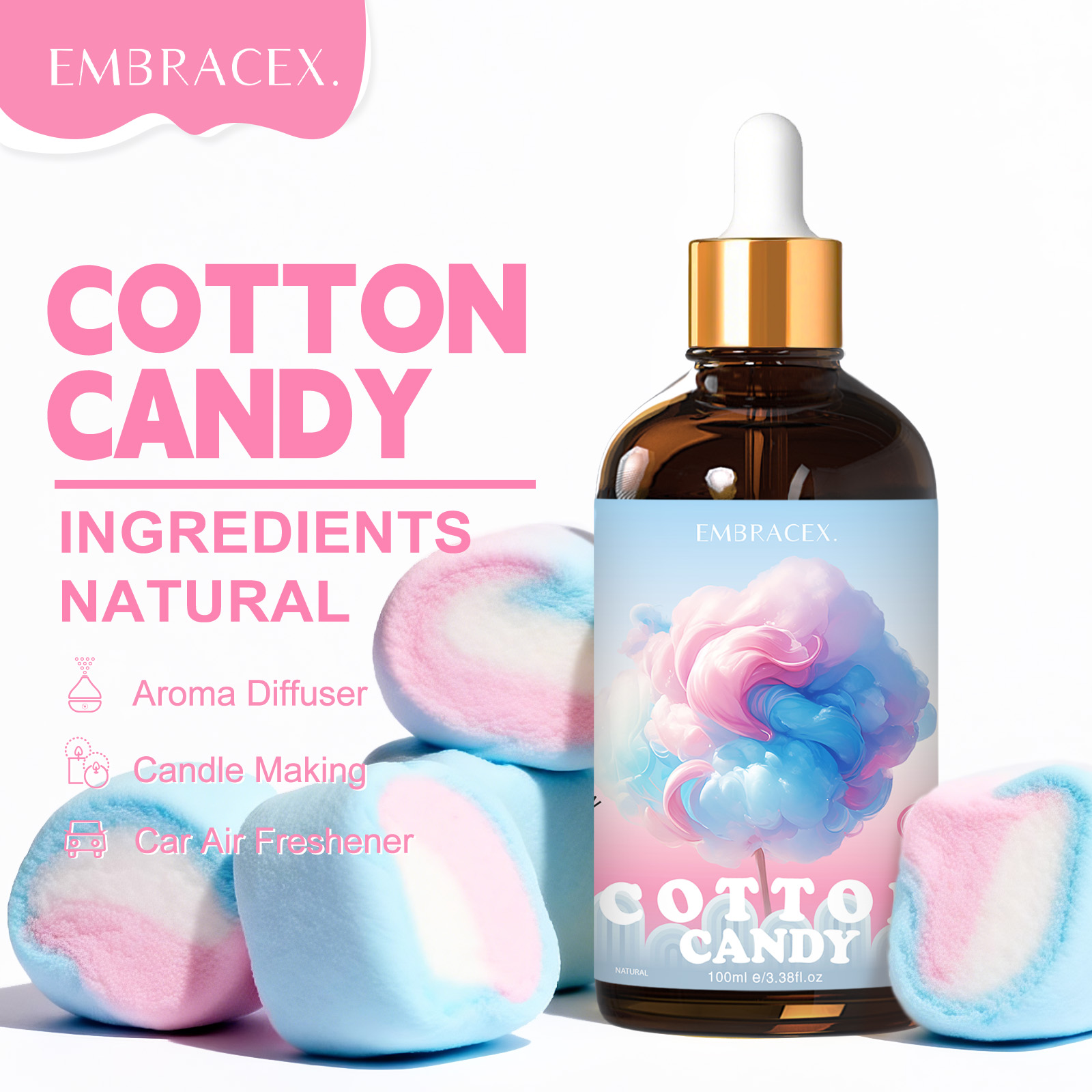 زيت عطري برائحة حلوى القطن 100 - مراجعة Home Fragrance Gift وسعره